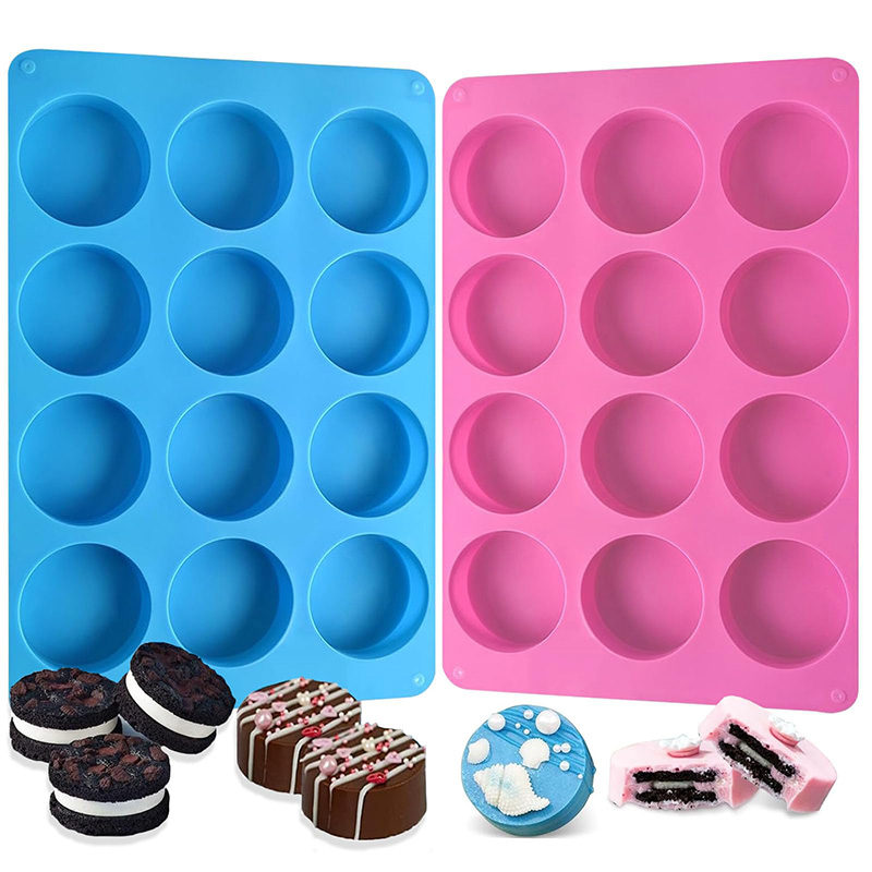 Eco Soap - Stampi in Silicone Rotondi a 12