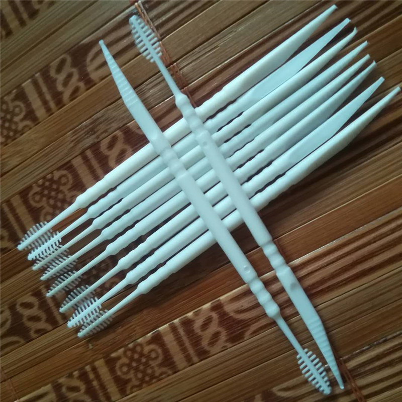 Bamboo Toothbrush - 300 Pz/borsa Doppio-end Dente Bastone Superfine