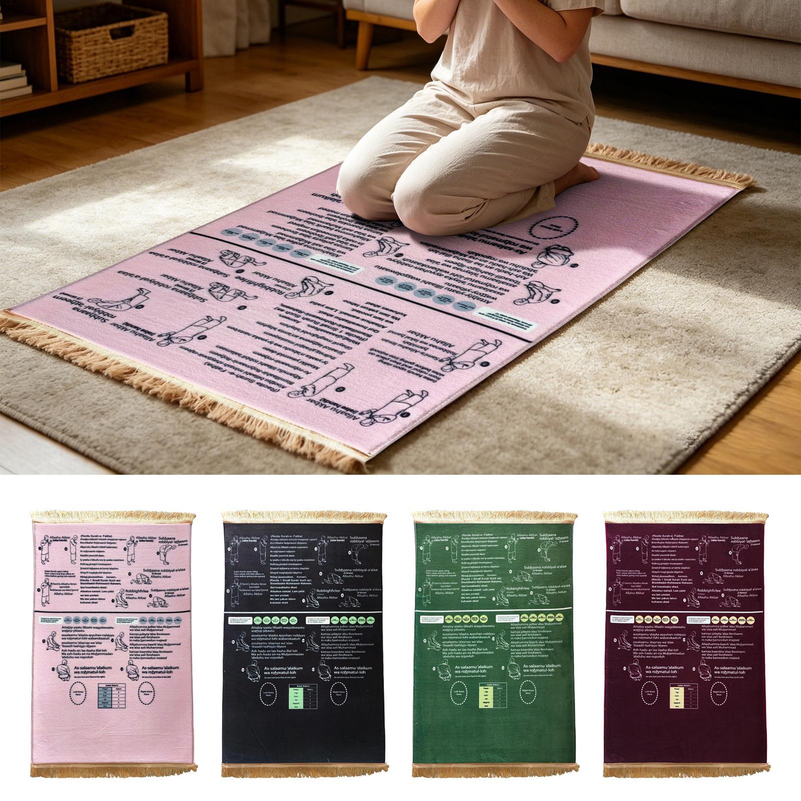 Sustainable Living Guide - Tappetino da Preghiera 50x90cm Morbido, Educativo