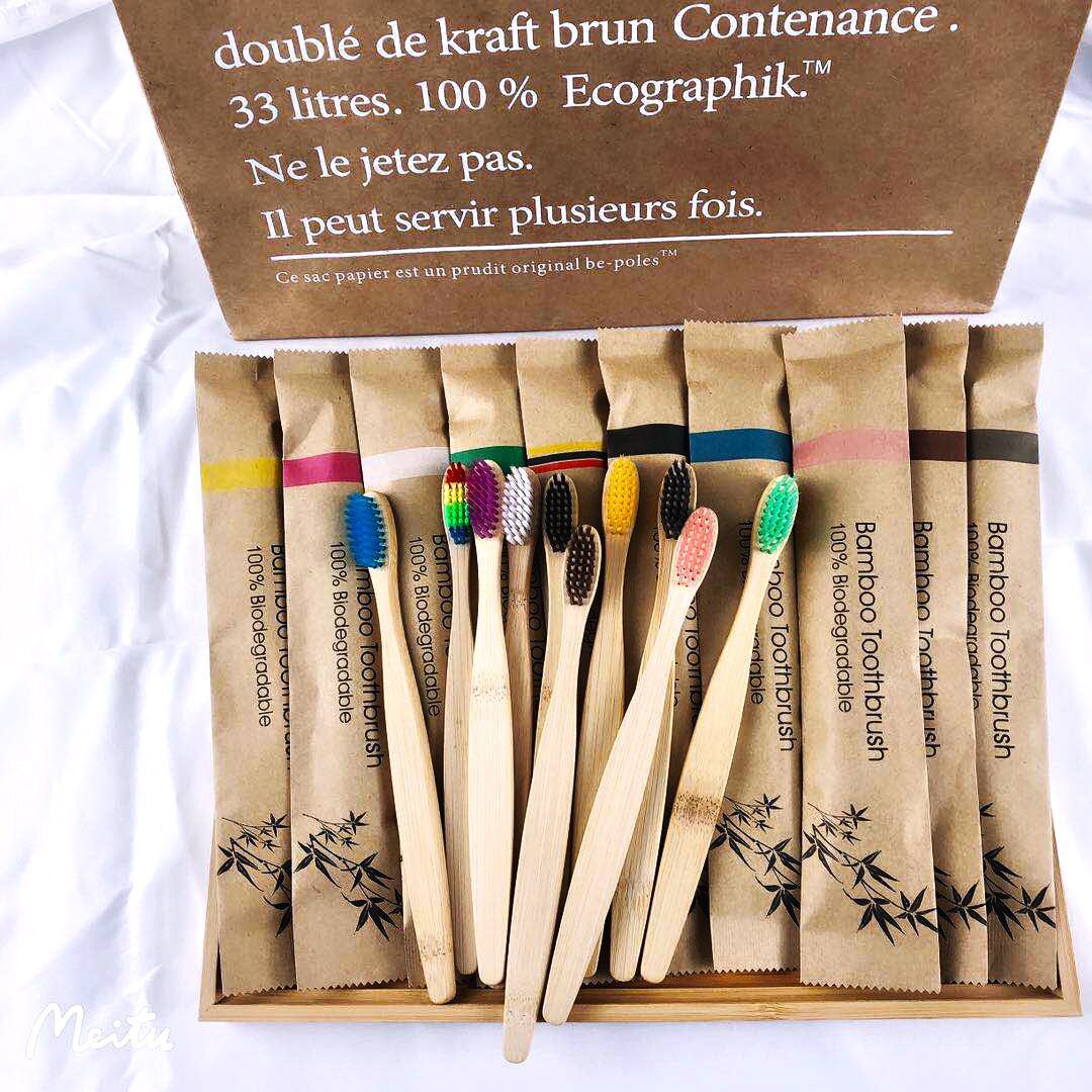 Bamboo Toothbrush - Spazzolini da Denti in Bambù Ecologici