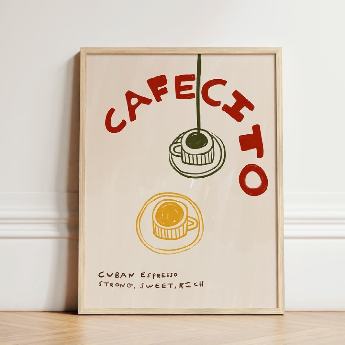 Sustainable Living Guide - Guida all'espresso cubano retrò con frase