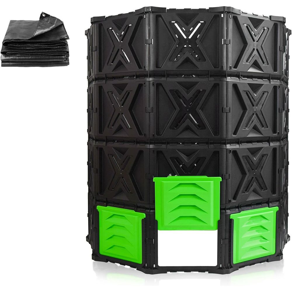 Compost Bin - Bidone per compost grande XXL da
