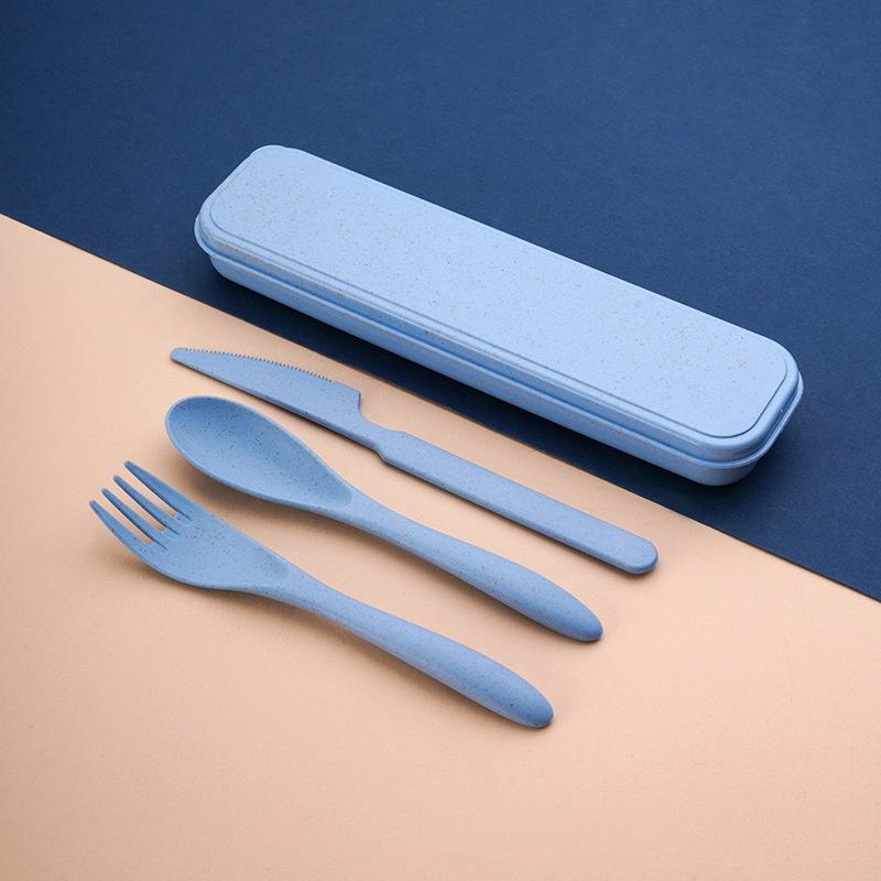 Reusable Straw - Set di posate riutilizzabili in paglia