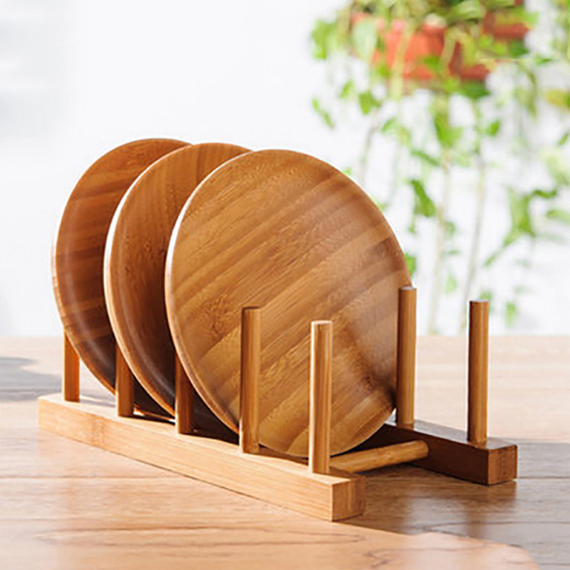 Bamboo Cutlery - Scolapiatti da cucina Coperchio per piatti