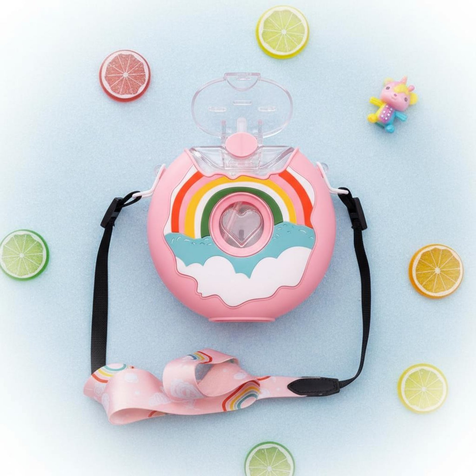 Reusable Bottle - Borraccia a forma di ciambella anti-perdita