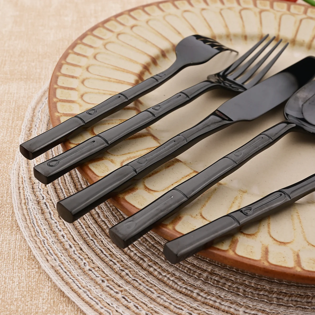 Set di posate composto da 5 pe - Bamboo Cutlery recensione e prezzo