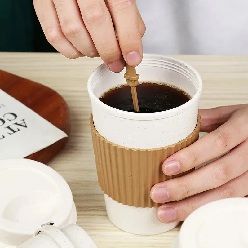 Tazze da caffè da 450ML con co - Reusable Straw recensione e prezzo