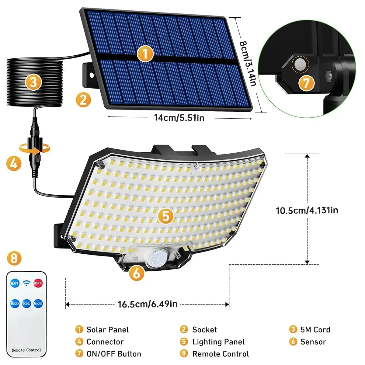 Luci Solari da Esterno 234LED  - Solar Garden Light recensione e prezzo