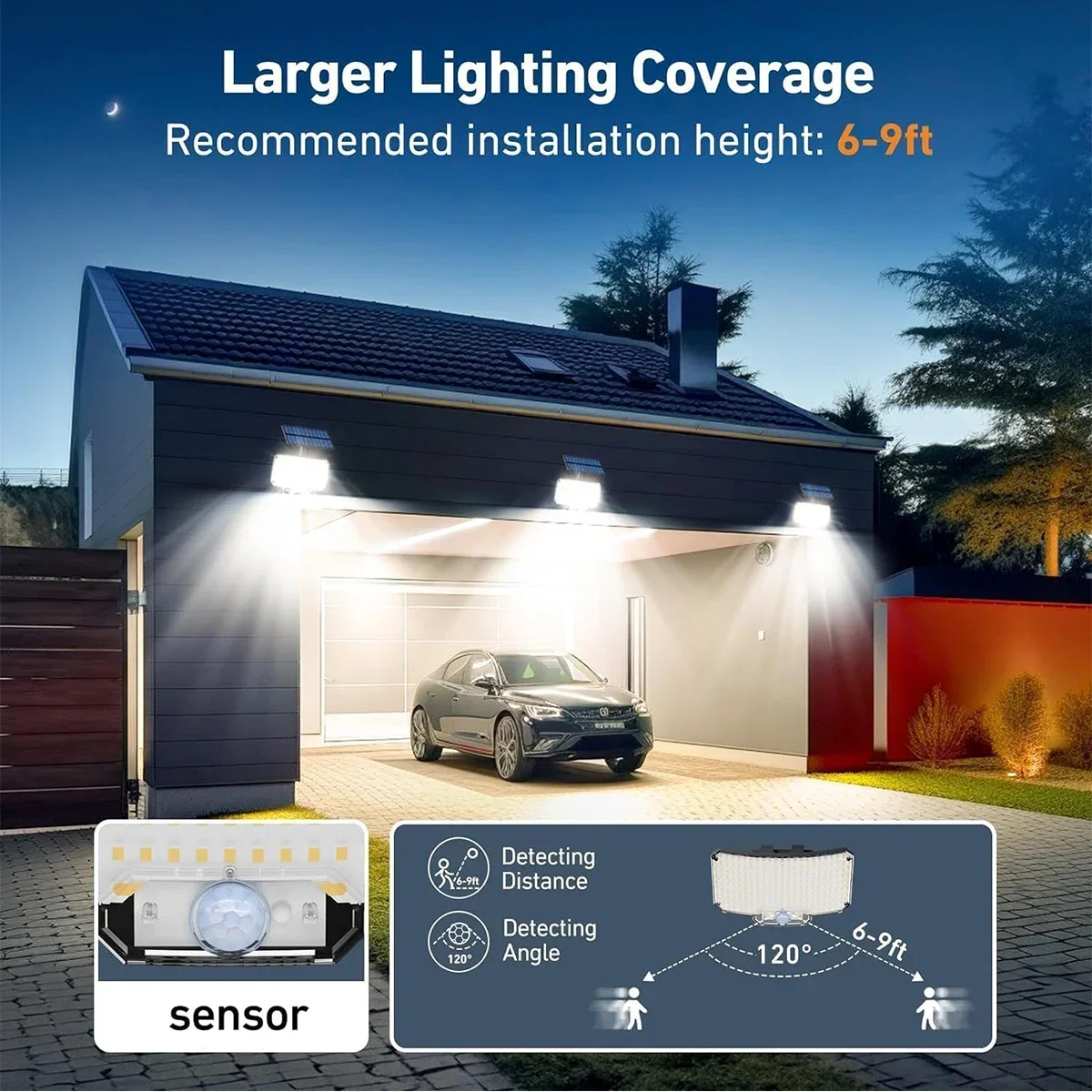 Luci Solari da Esterno 234LED  - Solar Garden Light recensione e prezzo
