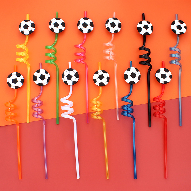 12 cannucce a tema calcio, riu - Reusable Straw recensione e prezzo