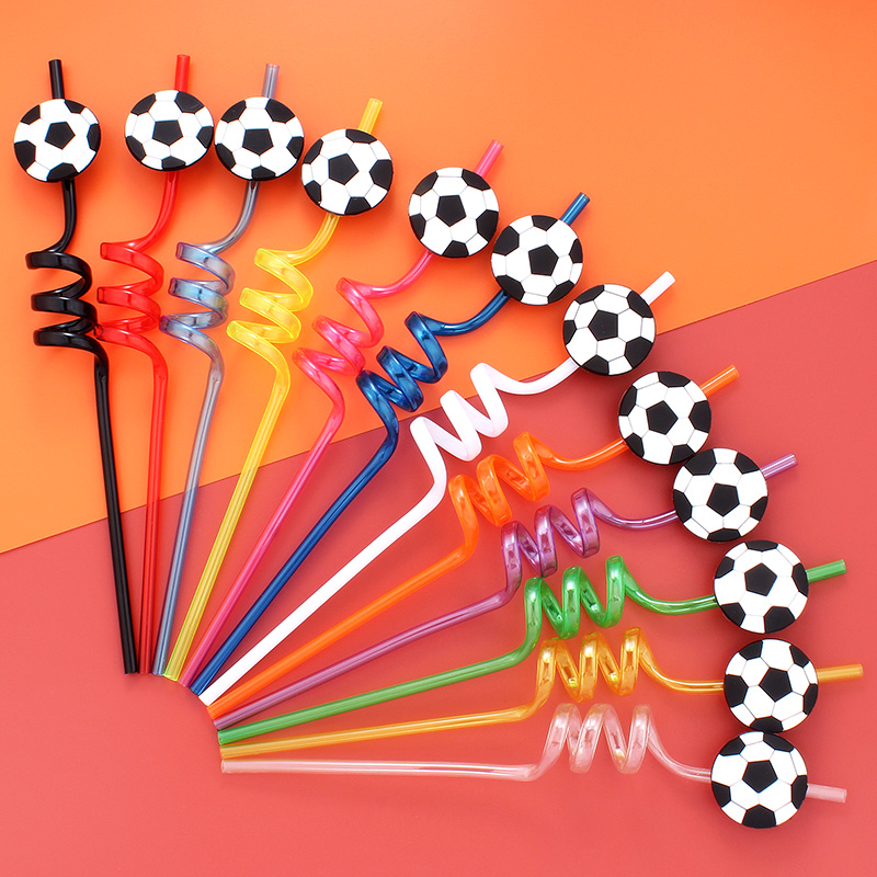12 cannucce a tema calcio, riu - Reusable Straw recensione e prezzo