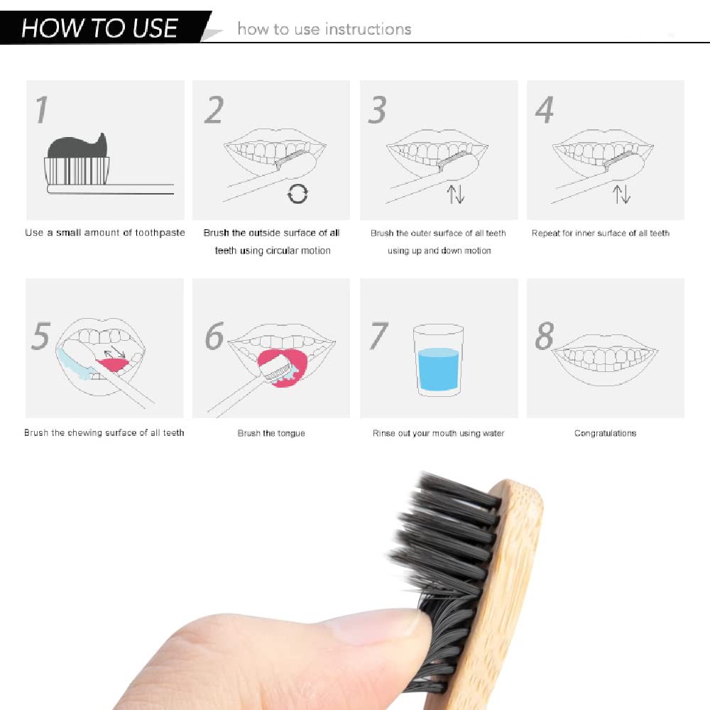 Confezione da 10 Spazzolini da - Bamboo Toothbrush recensione e prezzo