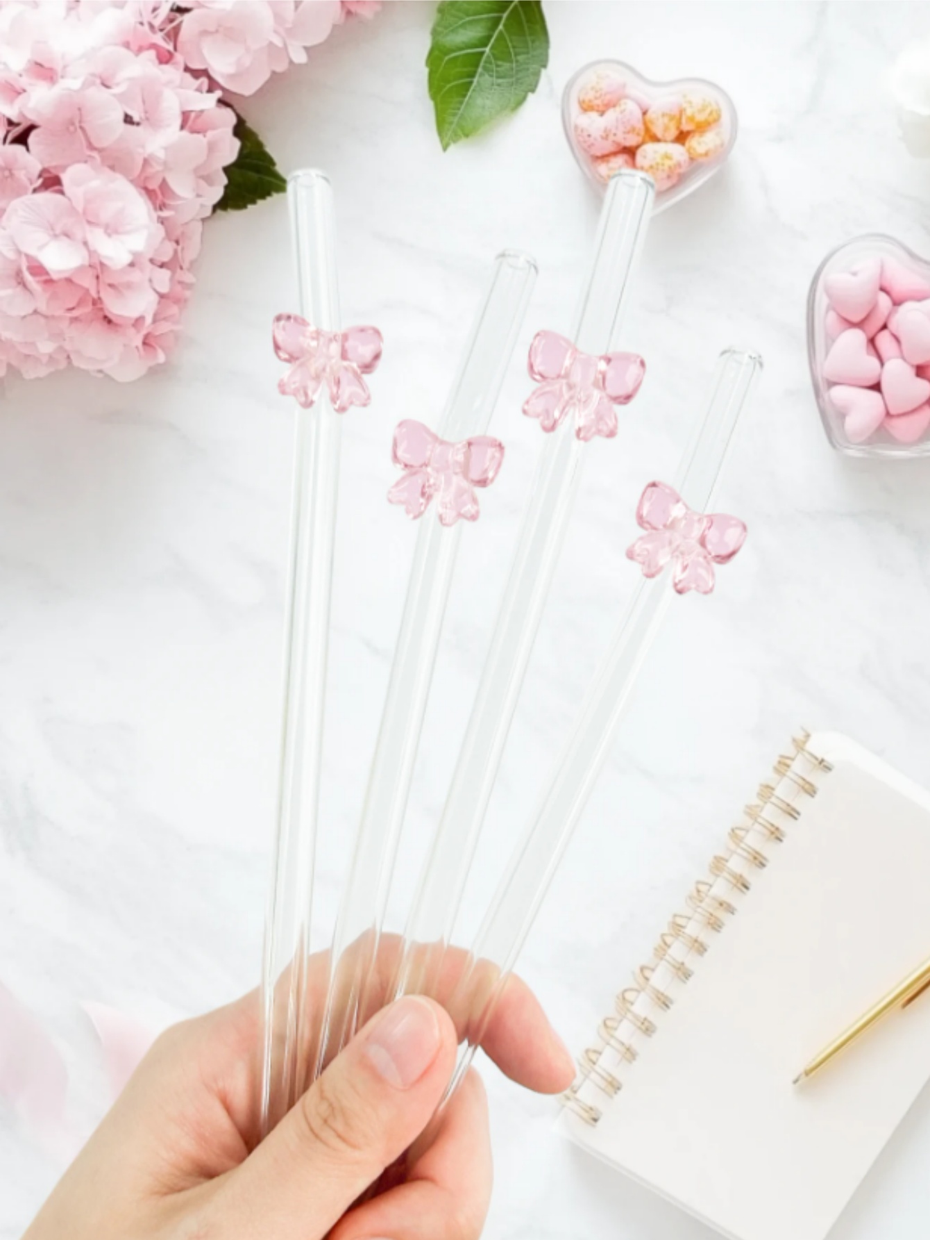 1/6 pezzi di cannuccia di vetr - Reusable Straw recensione e prezzo
