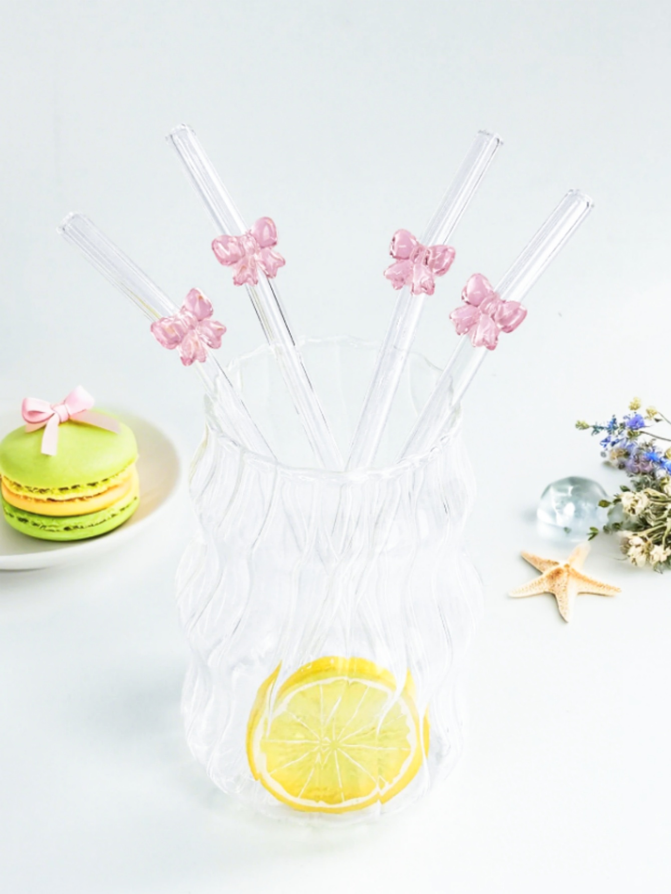 1/6 pezzi di cannuccia di vetr - Reusable Straw recensione e prezzo