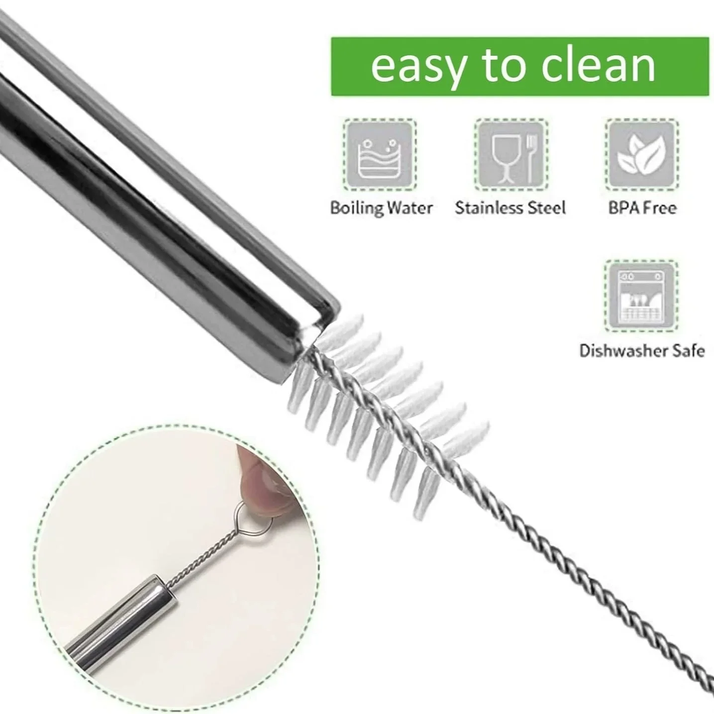 5/10 Pezzi Cannucce Riutilizza - Reusable Straw recensione e prezzo
