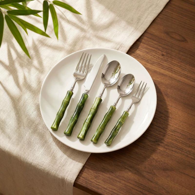 Set di posate in acrilico con  - Bamboo Cutlery recensione e prezzo