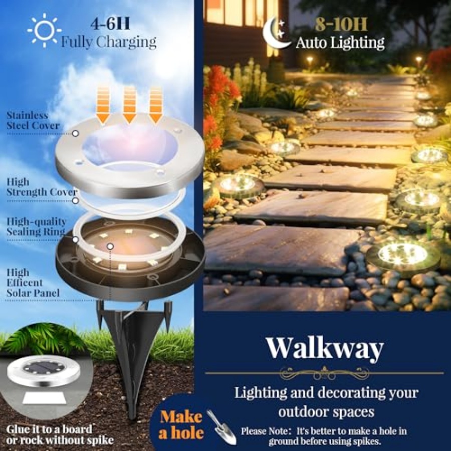 Luci Solari da Giardino, Illum - Solar Garden Light recensione e prezzo