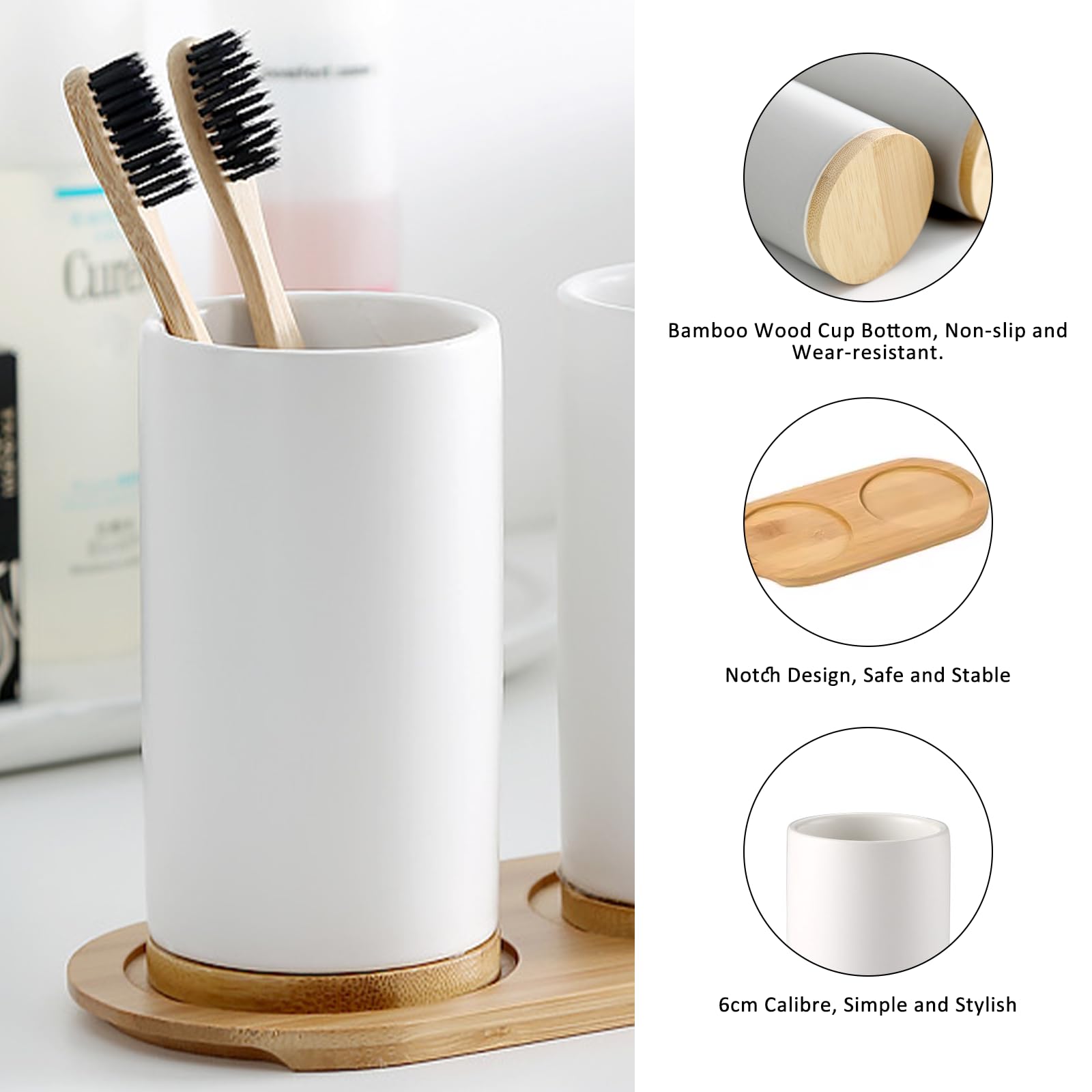 Set da bagno in ceramica Dispe - Bamboo Toothbrush recensione e prezzo